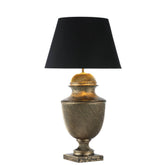 David Hunt Lighting Lattice Table Lamp In Black / Gold, Base Only